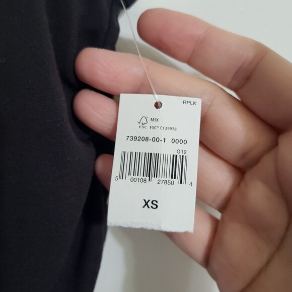 GapFit Powermove Ruched Sports Bra Black SZ XS - Picture 4 of 10